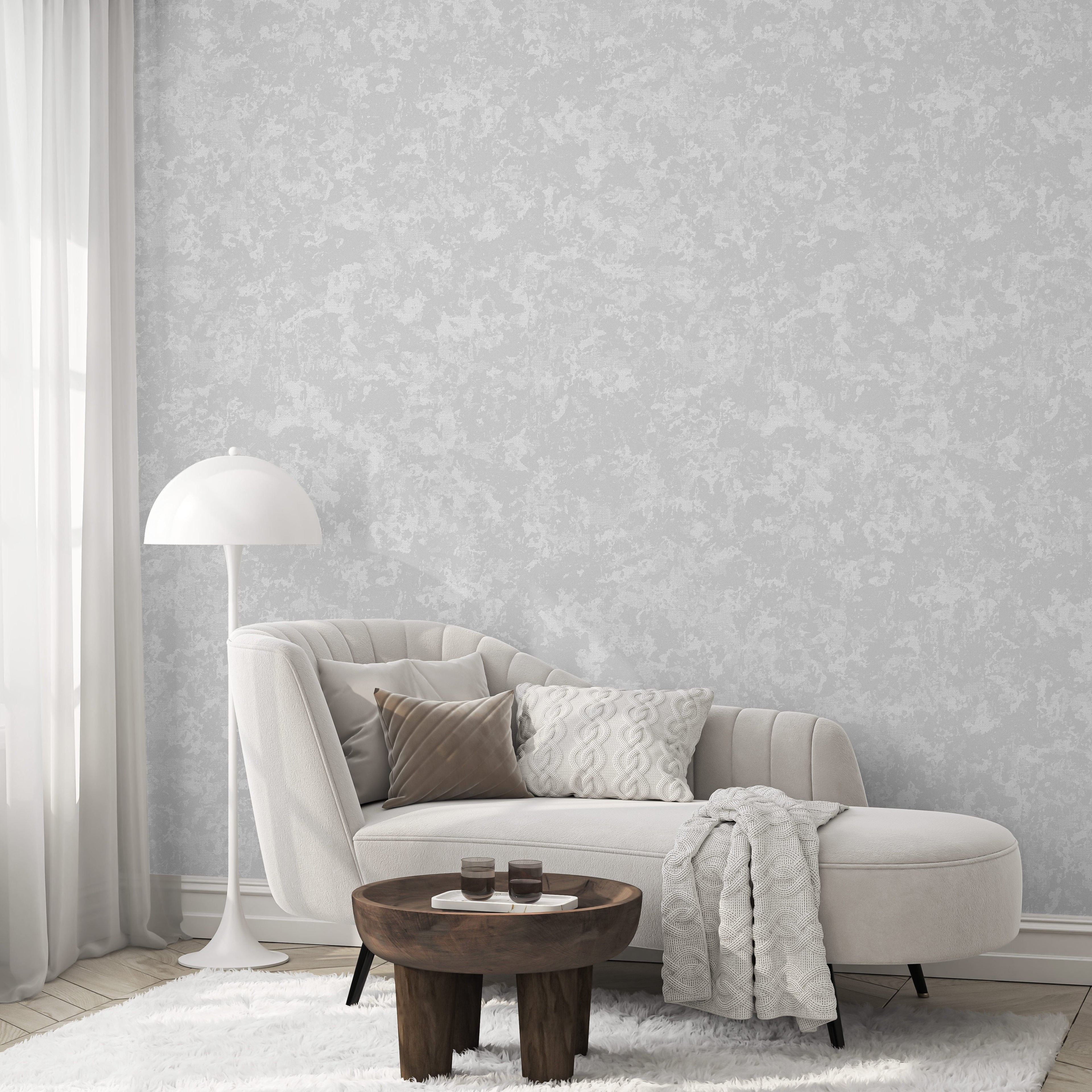 Elegant Cream Embossed Decorative Wallpaper, Natural Wallpaper, Modern & Minimalist Wall Covering,Modern Look Neutral Colors Glittering Wallcovering