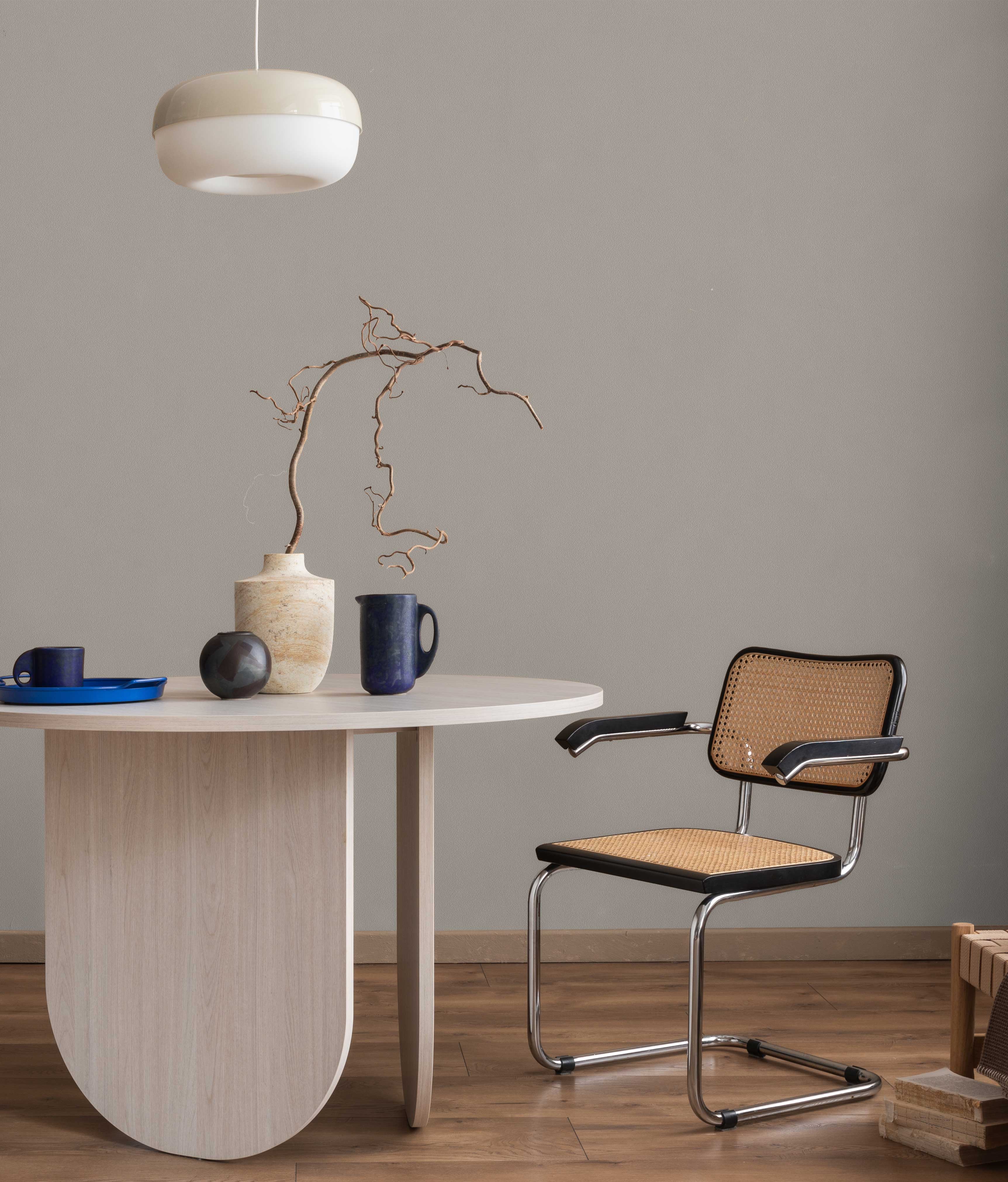 Soft Light Beige Minimal Texture Wallpaper, Rich Textured Wallcovering, Traditional, White Light Color