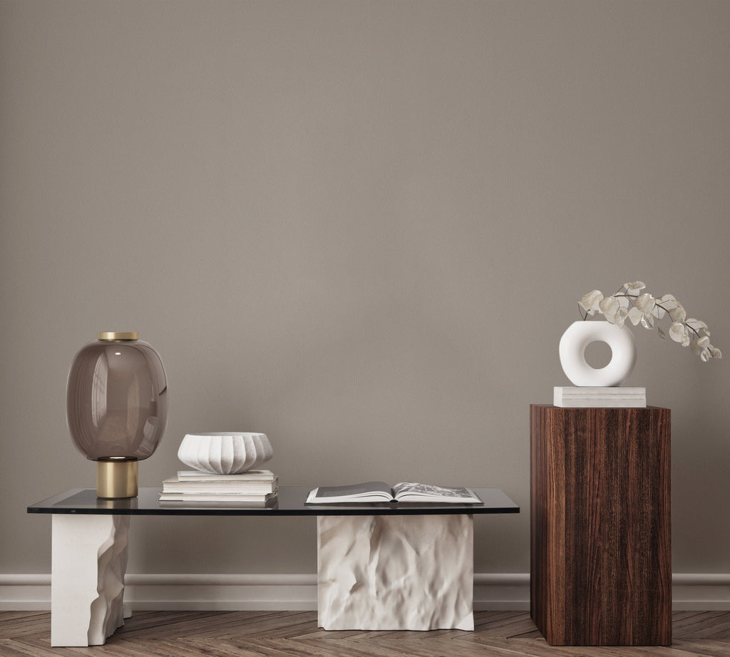 Soft Light Beige Minimal Texture Wallpaper, Rich Textured Wallcovering, Traditional, White Light Color