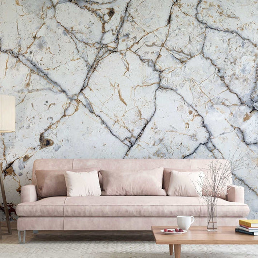 Cracked White Marble / Marbre blanc fissuré