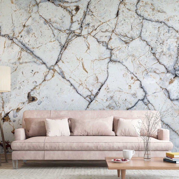 Cracked White Marble / Marbre blanc fissuré