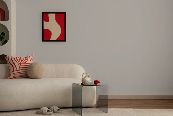 Soft Light Beige Minimal Texture Wallpaper