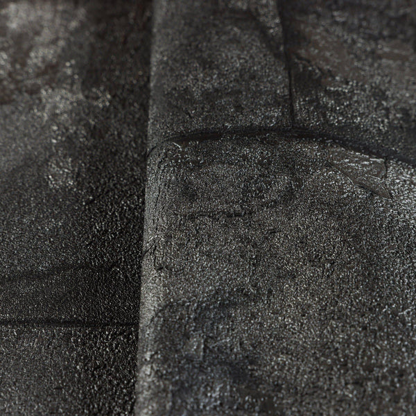 Elegant Black Stone Metallic Wallpaper
