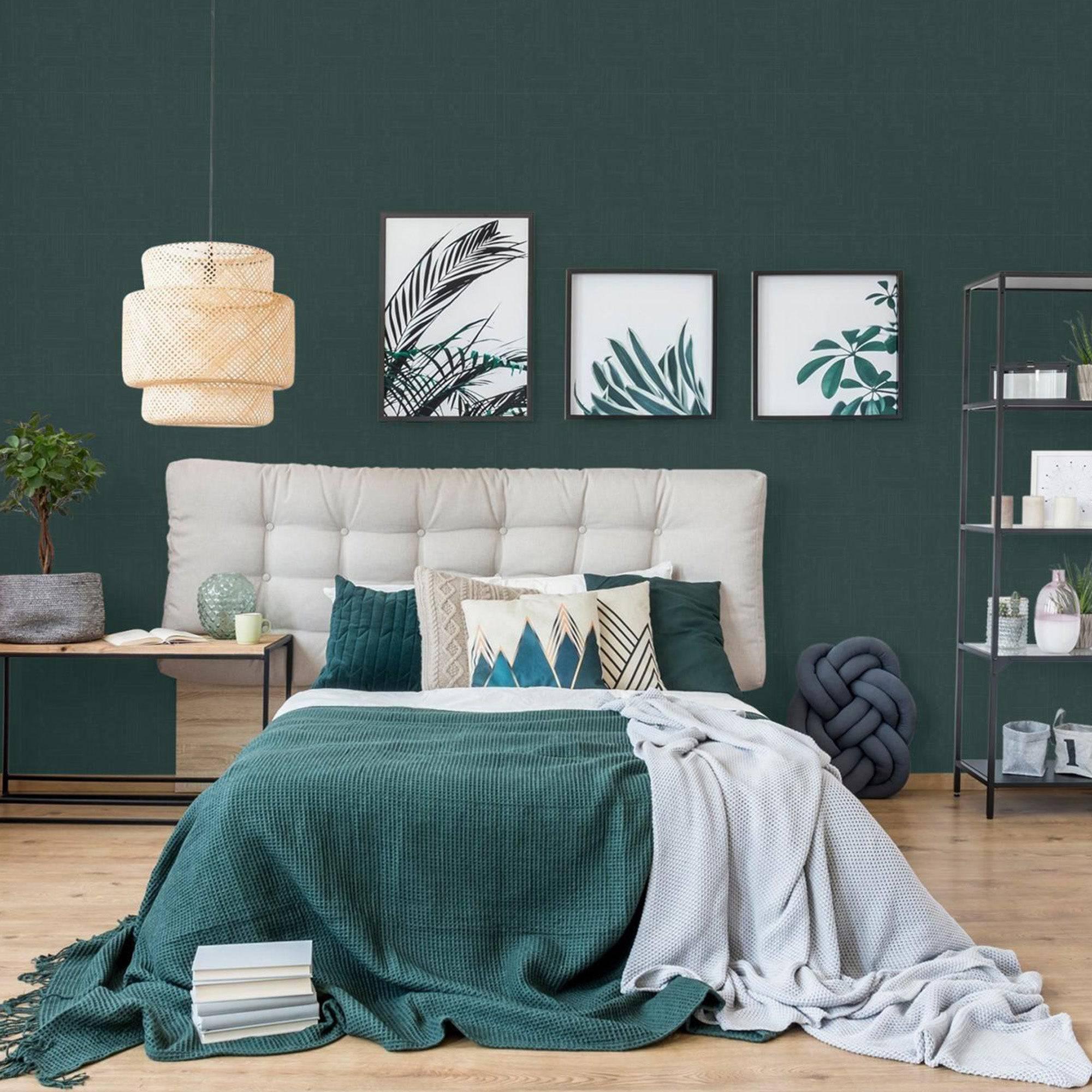Modern Abstract Geometric Wallpaper, Stylish 3D Embossed Neutral Colors Wallcovering
