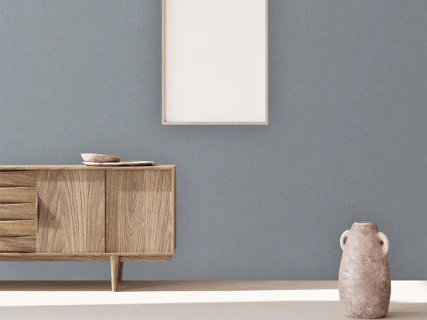 Light Blue Sparkling Plain Color Textured Wallpaper