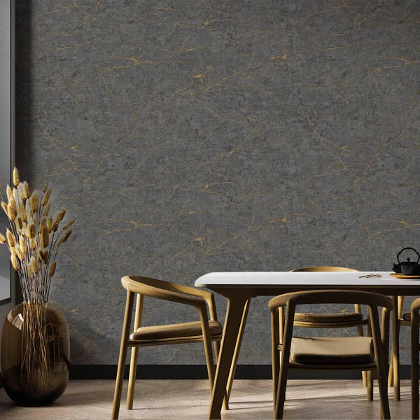 Modern Stone Embossed Wallpaper