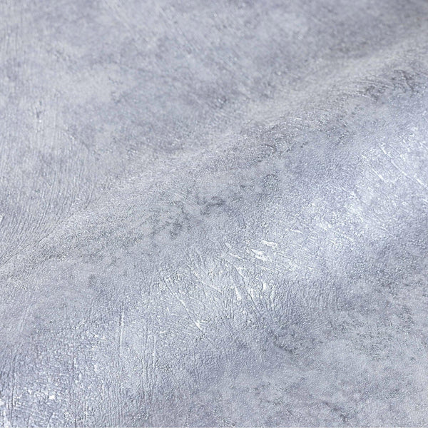 Silver Distressed Rustic 3D Embossed Wallpaper