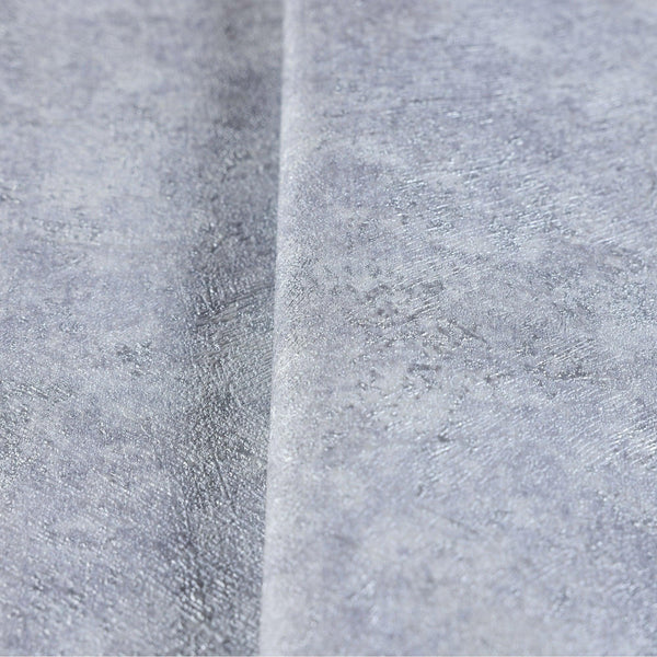 Silver Distressed Rustic 3D Embossed Wallpaper