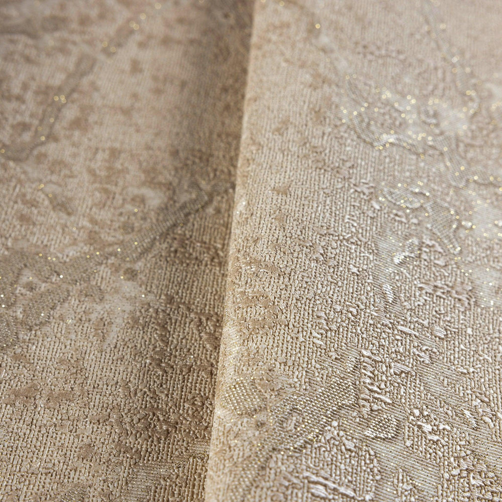 Sleek Abstract Embossed Wallpaper, Beige, Rich Textured Plain Modern Shimmering Wall Decor, Non-Woven Wallcovering