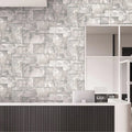Stylish Rusted Gray Stone Metallic Wallpaper