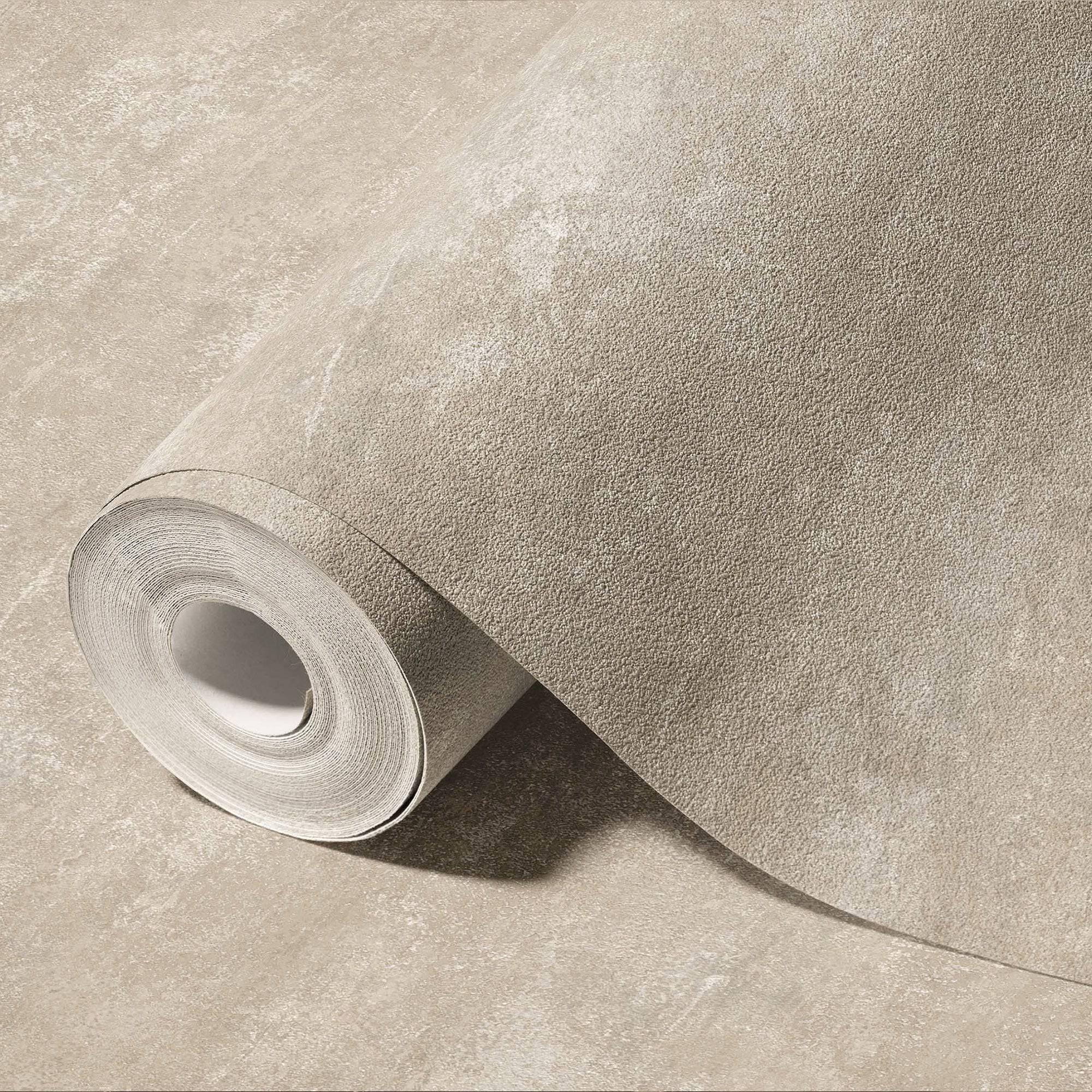 Timeless Distressed Embossed Wallpaper, Beige, Light Neutral Worn Abstract Rustic Pattern Modern Wallcovering For Home And Commercial Use, Rich Textured Wall Accent