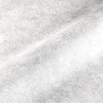 White Distressed Rustic 3D Embossed Wallpaper