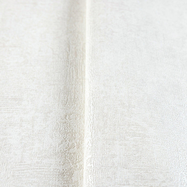 White Stylish Distressed 3D Embossed Wallpaper